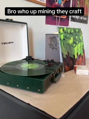 Minecraft music disc in real life This record is actually so awesome #gaming #Minecraft #vinyls #records #music #recordplayer #ajr #ajrbrothers 