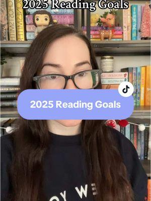 Do you have any reading goals for 2025? #books #bookish #reading #nerdybynature 