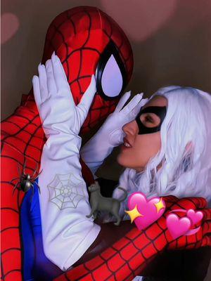 I love you Cat, I won’t deny it anymore 💞🕸️🕷️🐈‍⬛ @Gabby  I.B.  @Rima karo🥰🎉🙏  @Abigail (アビゲイル) @Nelly_the_Genie2.0  #spiderman #spidermancosplay #cosplay #blackcat #blackcatcosplay #marvel #marvelcosplay #cosplayer 