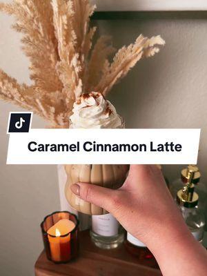 Iced Caramel Cinnamon Latte 🌿✨ Salted Caramel Sauce @Ghirardelli Chocolate Company  Espresso orafio @Nespresso  Whipped cream @target  Recipe 1 shot espresso 1-2 tbsp salted caramel sauce Ice 1/4 tsp cinnamon  1 cup milk Whipped cream  Extra cinnamon for topping  #caramelcinnamonlatte #latte #caramellatte #cinnamon #icedcoffee #coffeeathome #coffeerecipe #coffeebar #cafelivcakes #livcakes #fyp #homedecor #aesthetic #coffeetiktok #icedlatte 