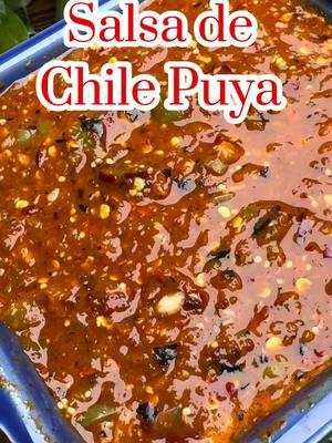 Salsa Tatemada de Chile Puya 🔥#fyp #salsadetomatilloconchilepuya #recetascaseras #recetasmexicanas #viral #viralvideo #salsatatemadas 