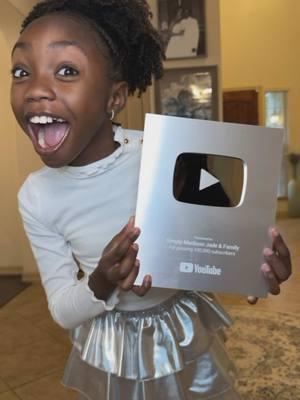 Starting the year off accomplishing one of our goals, a Silver YouTube Creator Award!  It’s a blessing to see your goals come to fruition, and we are excited to see what God has in store for our family in 2025!  #maddiecakes #simplymadisonjade #madisonjadeandfamily #youtubeawards #playbutton #blessed #happynewyear #fyp 