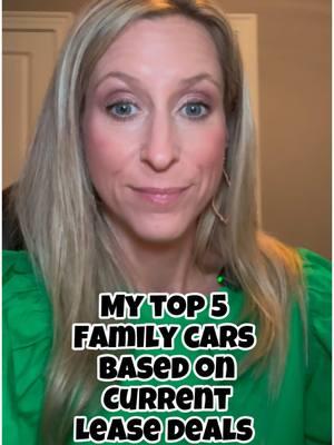 🚗Check out my top 5 list, for small family cars, based on current lease deals at autobandit.com  #sponsored #autobanditpartner #leasedeals #top5 #shedrives #affordablecars #cardeals 