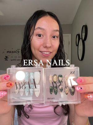 the designs are everything. You can use code ERSAXMTZ ✨ @ersanails #ersanails #ersanailsreview #pressonnails #ersanailscode #ersanailsdiscount #pressonnailset 