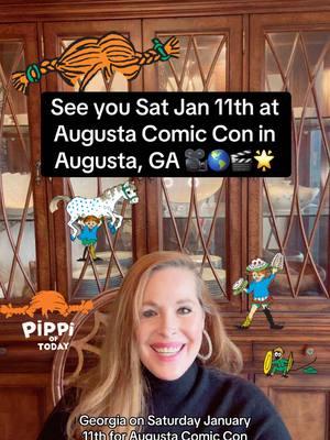 See you Saturday January 11th at Augusta Con!!! 🎥🌎🎬🌟❤️✈️ TamiErin.com for my meet & greets, movie screenings, and ShopPippi.com links #pippilongstocking #tamierin #36thanniversary #80thanniversary #thenewadventuresofpippilongstocking #popculture #80smovies #80smusical #Ilovethe80s #comiccon #autograph 