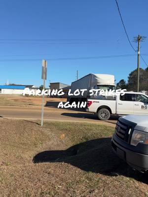 #Ackerman, Ms#old mug parking lot #loaded chip truck#deep holes