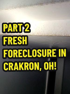 Part 2 - Fresh Foreclosure in crAkron! 🤠 #houseoftiktok #contentcreator #foreclosure #hood #dangerous #damage #lock #contractor #fypシ #part2 #roach #bugs #homeinspection #jobs 