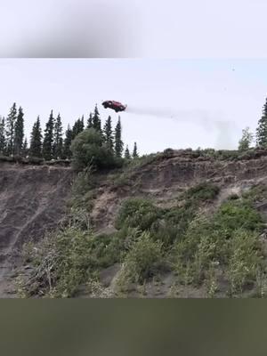 Annual 4th of July Alaskan Car Launch ⚠️There are no people in the cars⚠️  #Carjump #Carlaunch #Alaska #Cars #Jump #Destroyed #Totaled #Crashtest #Car 