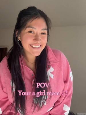 Being a girl mom is my entire identity these days! 💕💗💖💞🎀💝 #girlmom #girlmomlife #pinkeverything #bowsweater #bowblanket #TikTokShop #tiktokshopfinds 