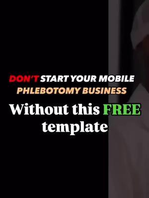 2025 is here 🎆 ! And I’m blessing 100 phlebotomist with my ELITE mobile phlebotomy business plan !  This plan goes over: 🩸Your Marketing Analysis & Strategy  🩸Services and Pricing 🩸Your Organizational Structure  🩸Your Financial Plan 🩸Risk Management  And much more !  This is the year you get your business not only up and running , but organized and and prepared to execute with goals that are set and a plan to bring your vision alive !  You have NO business, with NO plan !  Comment “Business Plan” now for your free copy !  🩸Only for the first 100 people🩸#phlebotomy #mobilephlebotomist 