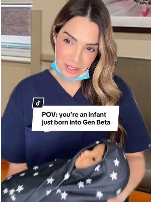 POV: YOU’RE AN INFANT JUST BORN INTO GEN BETA  #momlife #momcomedy #genbeta #genalpha #MomsofTikTok  