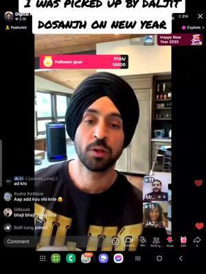 #daljitdosanjh #I was picked up but not able to talk .Shenaz spoke to him #Enjoy #fyp 