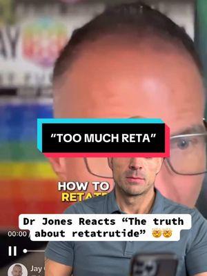 RETA WHAT? DR JONES REACTS! #fyp #retatrutide #foryou #glp1 #tirzepatide #foryoupage #fypシ #drjones #xybcq #reaction 