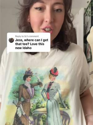 Replying to @Sc thank you! I designed it - It’s  in my bio! #graphictshirts #vintagefashion #vintagefashiontiktok #fashionsketch #edwardianfashion #victorianfashion 