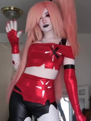 Cherri Bomb skin suit! let's GOOOO! #cosplaytutorial #cosplayer #cosplay #cherribomb #cherribombcosplay #hazbinhotelcosplay 