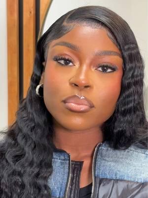 A soft glam look ❤️  #blackgirlmakeup #ukgirlmakeup #darkskinmakeup #blackgirlmakeuptutorial #blackmakeupartists #softglam #softglammakeup 