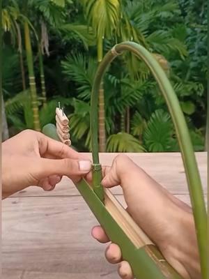 Amazing Bamboo Handmade slingshot very satisfying tools made for it so nice watch till the end #viral #foryou #bamboo #handmade #amazingtalent #tiktokviral 