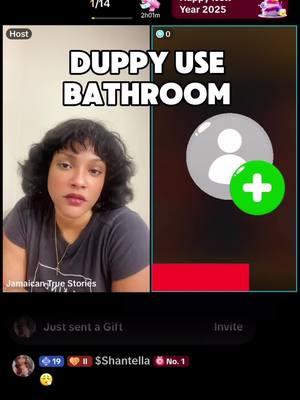 DUPPY USE BATHROOM IN JAMAICA  DUPPY STORY 🇯🇲 Based on a true story.  #jamaicantiktok #jamaicantiktok🇯🇲viral #jamaicantruestories #jamaicantruestory #duppystory #ghoststory #storytime #duppystorylive 