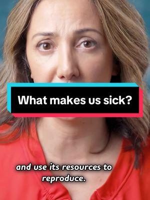 What makes us sick? 🤧#sick #germs #bacteria #virus #pathogens #outbreak #cold #fluseason #crashcourse #LearnOnTikTok 