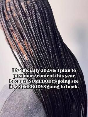 This year, ima LET IT ALL WORK OUT ! More content this year, more clientele & more MONEY 💰 Book an appointment today & ill meet you at the chair 🫶🏾  📱Questions? 470-549-0419 #atlbraider #atlbraids #atlantahair #atlantahairstylist #atlknotlessbraids #atlantaknotlessbraids #lawrencevillebraider #atl #atlanta #atlantageorgia #gwinnettbraider #atlknotlessbraider #georgiabraider #fyp #fypシ #foryoupage #explore #explorepage #braidersontiktok #braidersoftiktok #braiderstiktok #braidtok #SmallBusiness #entrepreneur #2025 