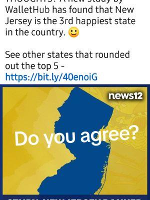 3rd happiest state...who the heck did they question? #NewJersey #poll #cantbe 