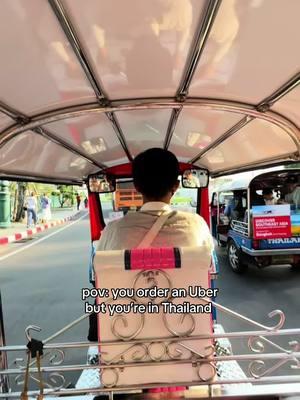 tuktuk or grab for the WINNNN #bangkok #thailand #tuktuk 