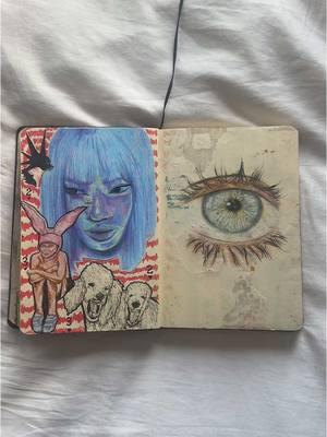 favourite sketchbook art this year, ib: @Liwi #sketchbookart #sketchbookspread 