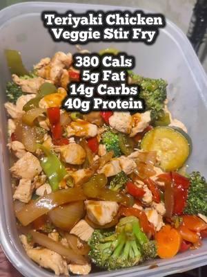 Teriyaki Chicken Breast Veggie Stir Fry  HungryRoot.com Code: LION40 for 40% Off MACROS per serving(4): 380 Cals - 5g Fat - 14 Carbs - 40g Protein Ingredients: HungryRoot Seven Veggie Stir Fry x2 Boneless Skinless Chicken Breast x2 - Hungryroot Sweet Teriyaki Sauce - Hungryroot Recipe: 1. Cut your two packages of chicken breast into 1/2 invh pieces. Heat 1 TBSP of oil in a large skillet over medium heat and saute with salt and pepper until fully cooked. Set aside. 2. Heat 2 TBSP of oil over high heat. Saute your two packages of stir fry veggies along with salt and pepper for 3-4 mins then add in 1/4 cup of water, reduce heat, cover and cook until tender. 3. Mix your chicken with your veggies along with 4 tbsp of your teriyaki sauce then boom! 4 meals in 15 mins! Check Me Out On Other Platforms Like YouTube,TikTok & Instagram (@ LiberianLion)!  If you need help with what to eat when trying to lose weight, check out my free cookbooks! Winter Sale ❄️ On All Personal Training! Let me help you reach your goal for the New Year! LINK IN BIO #hungryroot #teriyakichicken #chickenstirfry #healthymealprep #mealprepideas #mealprepping #highproteinmeals #weightlossrecipes 