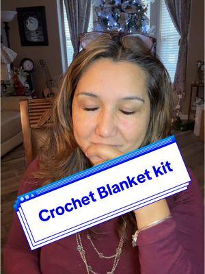 Crochet blanket kit @Mary Maxim #crochet #crochetblanket #crochetidea #crochetkit #yarnaddict 