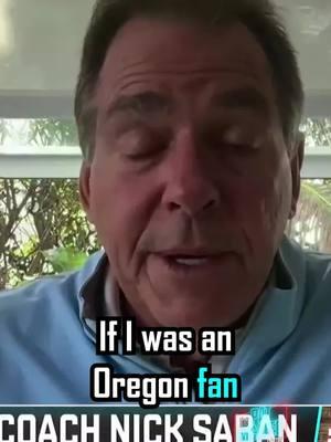 "If I was an Oregon fan I wouldn't be happy about being 13-0 and playing Ohio State in your first playoff game.. I'm not an internet guy but if I was an Oregon fan I'd be on the internet screaming about that.. Living in my mother's basement" 😂😂 Coach Saban @Oregon Football @Ohio State Football #coachsaban #saban #nicksaban #coachsabanfridays #oregon #oregonfootball #oregonducks #rosebowl #ohiostate #ohiostatefootball #cfb #cfbplayoff #CollegeFootball #collegefootballplayoff #footballtok #football #sports #sportstok #patmcafee #patmcafeeshow #thepatmcafeeshow #thepatmcafeeshowclips #mcafee #pmslive 