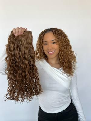 Taking off Bebonia slip-ons? Literally a BREEZE 🌬️ She’s wearing Bebonia Chestnut 22" Slip-Ons, and the curls speak for themselves. ✨ #curlscheck #CurlyHairGoals #HairTransformation #BeboniaHair #CurlyExtensions