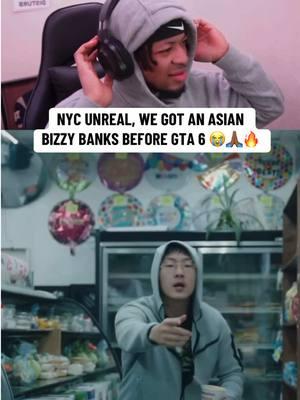 was not expecting bro to sound like that, he slid 😭🔥 #fypシ゚viral #nyc #bizzybanks #asianbizzybanks #josae #notmyproblem 