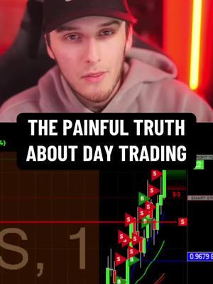 This is the painful truth about day trading that nobody wants to talk about.  #howtotrade #tradingeducation #tradingtips #daytradingtips 