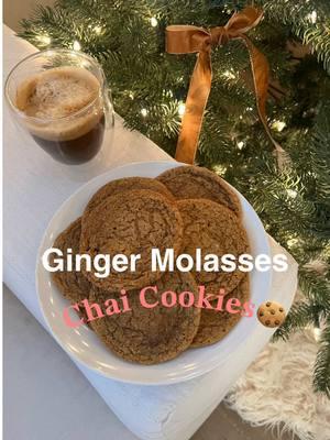 So who’s trying?😉🎊 #chai #chaicookies #ryzechaimushroom #gingermolasescookies 