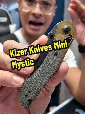 I really messed up when I didn't include the Mini Mystic in my @Kizer EDC  January Lineup video.  This Munko Knives design is absolutely sick!  Scoop one up for yourself at the link in my bio.  #everydaycarrygear #edccommunity #edcknife #everydaycarry #edcgear 