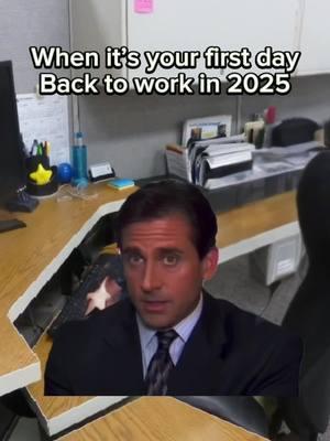 When it’s your first day Back to work in 2025 #workmemes #workhumor #officehumor #corporatehumor #corporatelife #worklife #9to5life #officelife #workproblems 