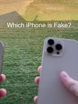 Can You Guess Which iPhone is Fake? 🤔 Wait Until the End for the Reveal! #FakeiPhone #iPhoneTest #TechTrivia #iPhoneChallenge #SpotTheFake #RealVsFake #TechChallenge #iPhoneShowdown #TechFun #GuessTheFake #fyp