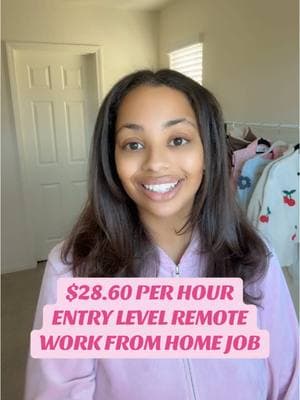 $28.60 per hour entry level only high school diploma needed full-time with benefits work from home job! If you also think the outside world is getting a little crazy and you want something indoors, this is gonna be for y’all. Make sure you check it out! #remote #remotejob #remotejobs #wfh #wfhjob #wfhjobs #workfromhome #workfromhomejob #workfromhomejobs #entrylevel #fulltime #benefitsprovided 