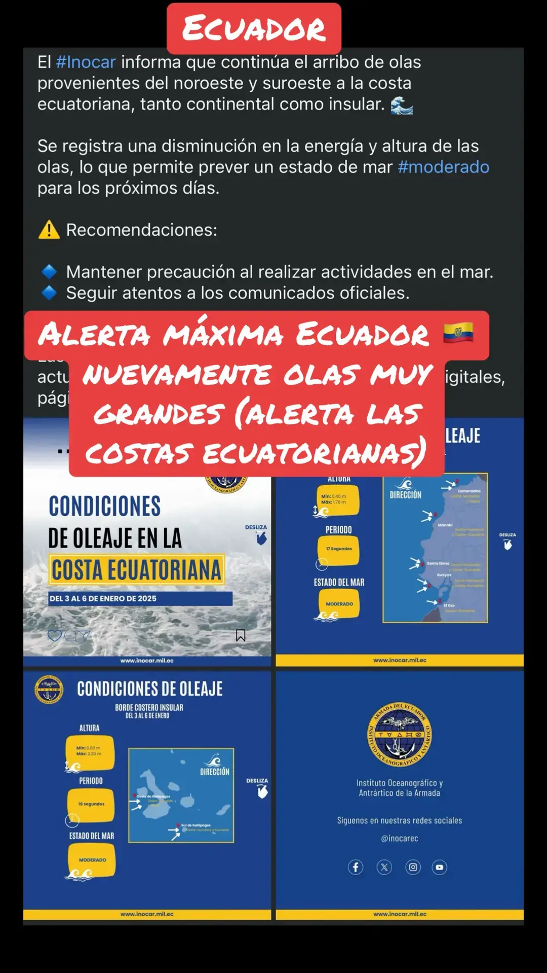 #ecuador #ecuador #ecuador🇪🇨 #ecuadortiktok #ecuadortiktok #explore #ecuadorlomejor #ecuador_turismo #ecuado #oeleaje #oleaje #olasaltas #flypシ #foryoupage❤️❤️ #fly #flying #alert #alertaecuador🇪🇨 #911ecuador #911 