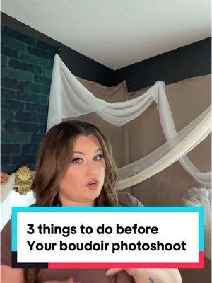 If you have a photoshoot coming up or thinking about doing one. Make sure to do these 3 tips! #boudoirtips #clientcloset #boudoirshoot #prepareforphotoshoot #orlandoflorida #tampafl #tampaboudoirphotogtapher 