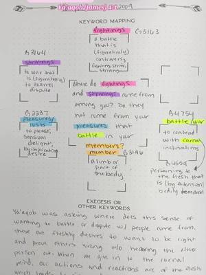 Verse Map Ya’aqob (James) 4:1 #versemapping 