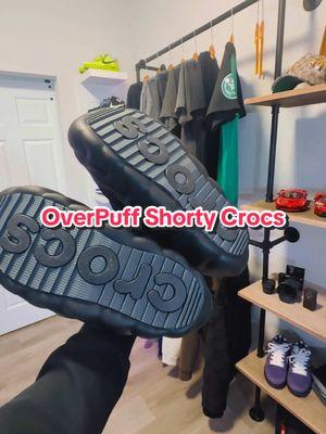 This new style from @Crocs are actually fire!  Get the OverPuff Shorty Crocs before it’s to late!  #crocs4life #crocswithnosocs #crocs #TikTokShop #tiktokmademebuyit #freeshipping #crocsboots #overpuffcrocs 