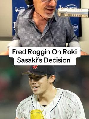 “If he wants to be the best, he should have talked to only one team.”  . Fred Roggin on Roki Sasaki. #dodgers #rokisasaki #dodgersfans 