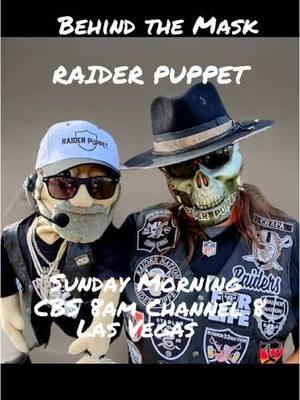 Raiders Pregame Live. Behind the Mask. @Las Vegas Raiders #dontmesswiththeraiderpuppet #raiderpuppet #raidernation #raiders #behindthemask #fyp #foryourpage 