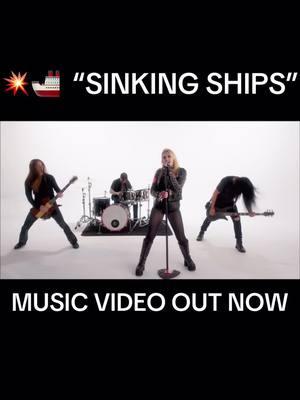 The wait is over—our  new music video for "Sinking Ships" is officially live on @Vevo! In this explosive video, we take out our frustration with the music industry. It's raw, it's fierce, and it perfectly captures the defiance of the song. Watch now and feel the intensity of "Sinking Ships"—don’t miss it! @BSP @StrixMedia @YouTube #SinkingShips #MadameMayhem #newmusicvideo #rockon #NewMusic #RockMusic 