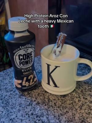 High protein Aroz Con Leche #caloriedeficit #highprotein #protein #mexican #weightloss #Recipe #paratii #foryour #fyp #creatorsearchinsights #FiTok #75medium #latinacreator #motivation #gymmotivation 