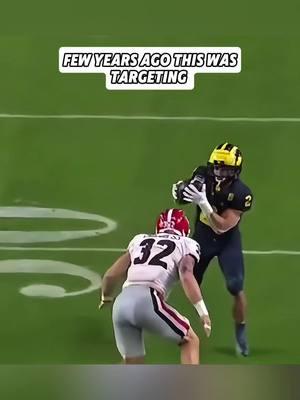 “3 EXAMPLES”- The NCAA defines targeting as any hit that "goes beyond making a legal tackle or a legal block or playing the ball." The rule prohibits players from initiating forcible contact against an opposing player… #CapCut #ncaa #ncaafootball #football #pov #sports #ejection #highlights #fypage 