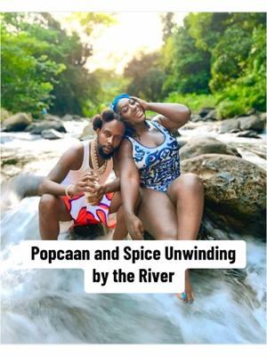 Popcaan and Spice spotted enjoying a day of relaxation on the river.  #Popcaan #Spice #IslandLife #ChillMode #caribbeanemagazine 