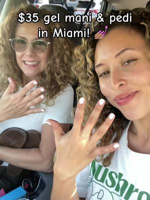 $35 gel mani pedi!!!! Also forgot to add the staff is so friendly and sweet🫂🤭!! Ty @Down to Funk Nails  #nails #miami #miaminails #miaminailsalon #miaminailtech