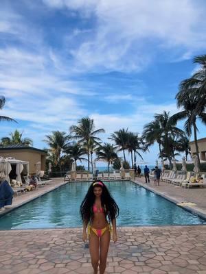 Paradise 🌴🌊💝 #palmbeach #gabriellavigorito #pool #beachday 